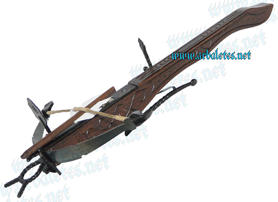 Fusil arbalète en bois et métal 33 cm